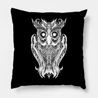 White owl design Pillow