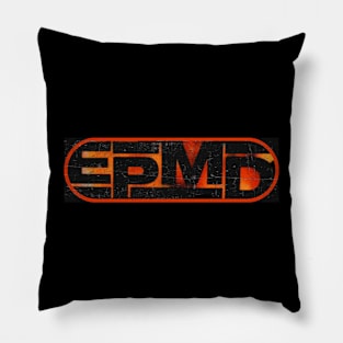 epmd logo vintage design Pillow