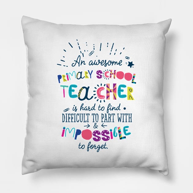 An Awesome Primary School Teacher Gift Idea - Impossible to forget Pillow by BetterManufaktur