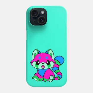 Polysexual Pride Red Panda Phone Case