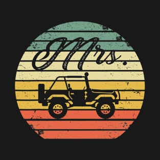 Jeep Mrs Vintage Jeep Retro Jeep Sunset Jeep Men/Women/Kid Jeep T-Shirt