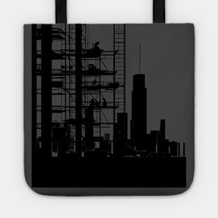 Bauhaus Construction Site Black Tote