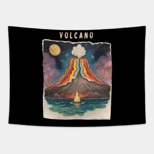 Volcano Tapestry