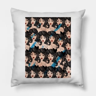 Blue Streak Pillow