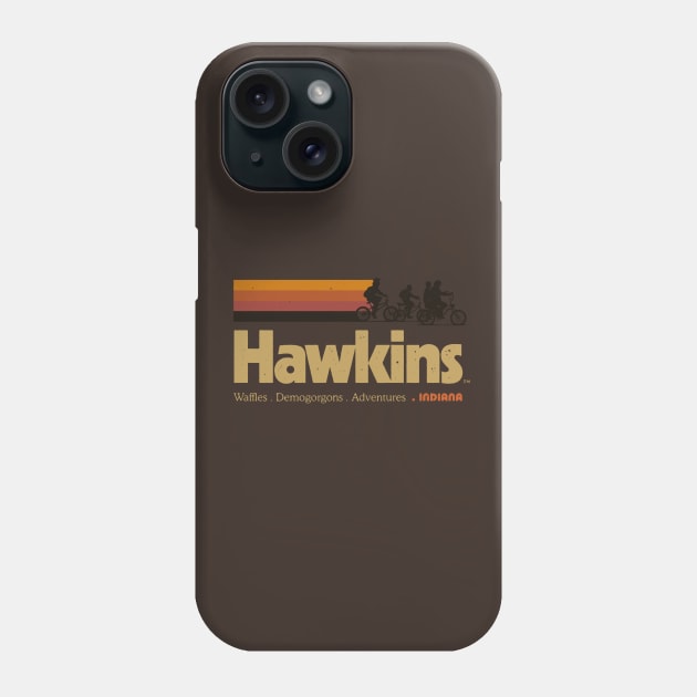 Visit Hawkins Indiana - Vintage 80s Tshirt Phone Case by vo_maria