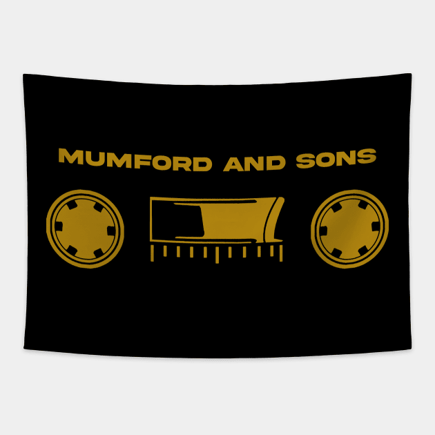 60s cassette with text Mumford Tapestry by mother earndt