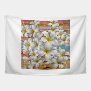 Plumeria Profusion Tapestry