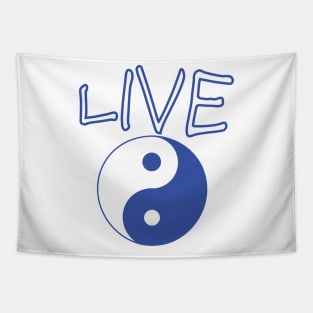 Live (yingyang) Tapestry