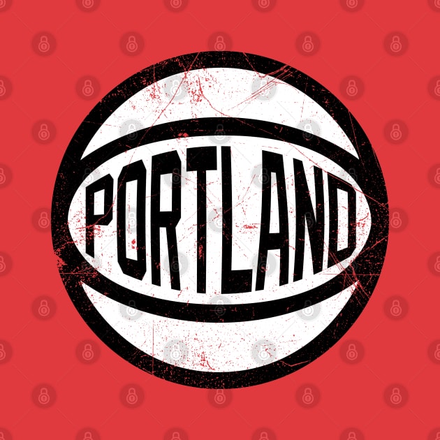 Portland Retro Ball - Red by KFig21