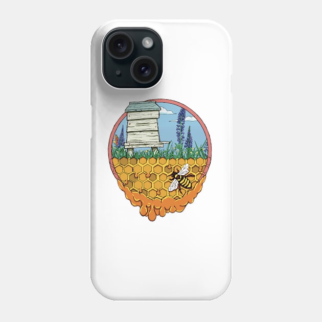 Beehive Phone Case by ElderIslesPress