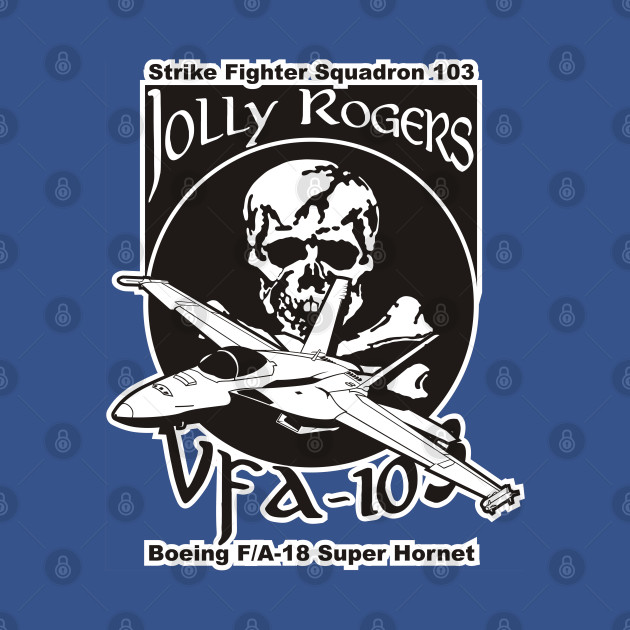 Disover VFA-103 Jolly Rogers - Air Force - T-Shirt