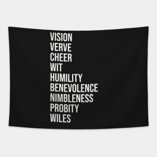 Severance Nine Virtues Poster Tapestry