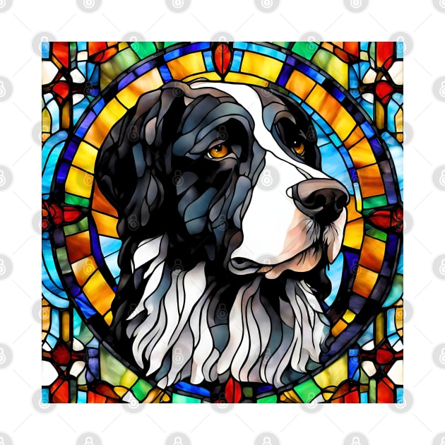 Stained Glass Stabyhoun by Doodle and Things