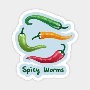 Spicy Worms Magnet