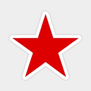 Red Star Magnet