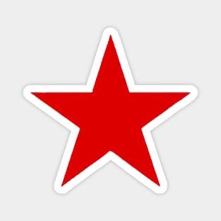 Red Star Magnet