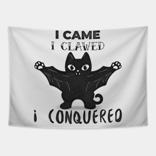 I Came I Claws I Conquered Tapestry