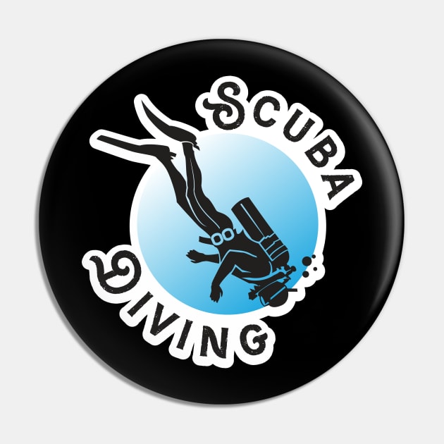 Scuba Diving Pin by Dojaja