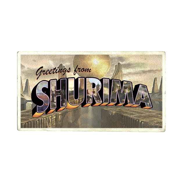 Greetings from shurima vintage by Scrapyardigan