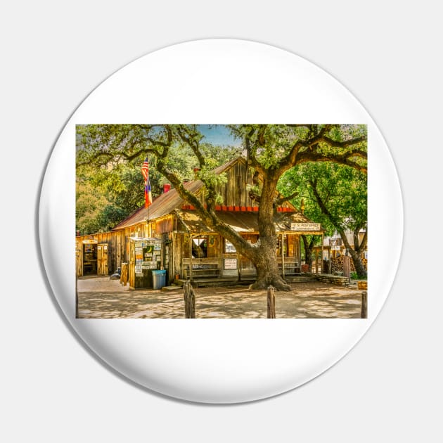 Luckenbach Texas General Store and Saloon Pin by Debra Martz