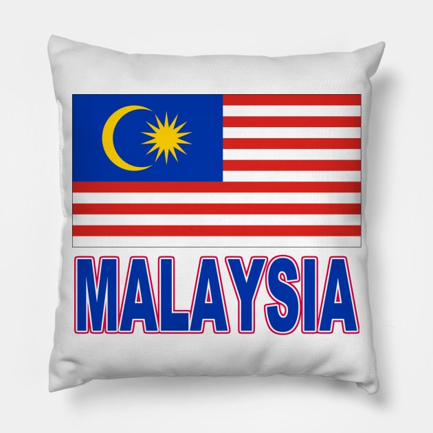 The Pride of Malaysia - Malaysian Flag Design Pillow by Naves
