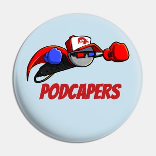 PodCapers Official Logo Pin