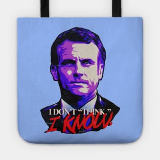 I Don't Think, I Know Tote