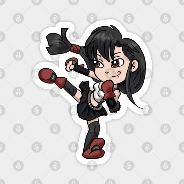 Chibi Final Fantasy 7 Tifa Lockhart Magnet by Gamers Utopia