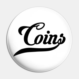 Coins Signature Logo // Coins and Connections Pin