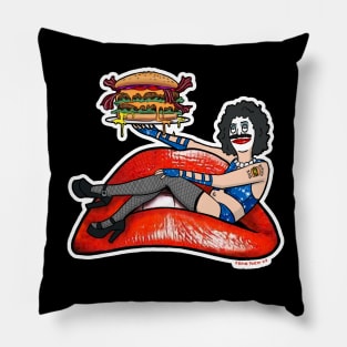 Dr. Frankenburger Bobs Burgers Rocky Horror Parody Pillow