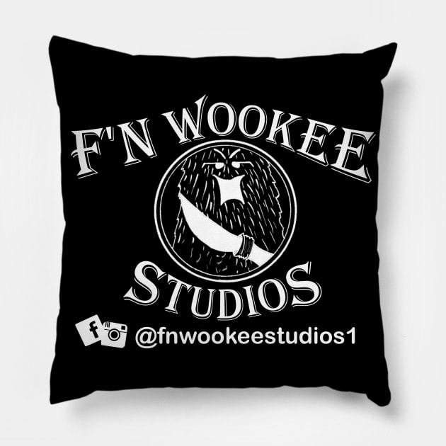 F'n Wookee Studios Support Shirt 2.0 Pillow by FnWookeeStudios