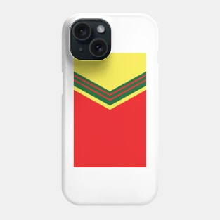 Wales 1976 Retro Admiral Red, Green, Yellow Phone Case