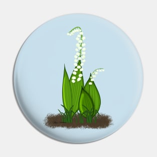 Lily of The Valley Pin