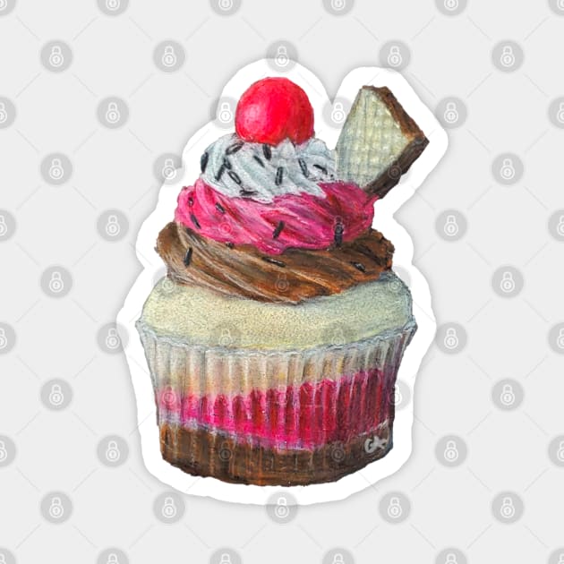 Cupcake Magnet by Pherf