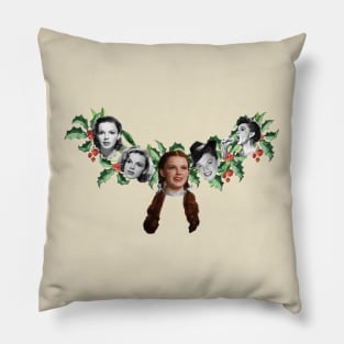 Judy Garland Christmas Pillow