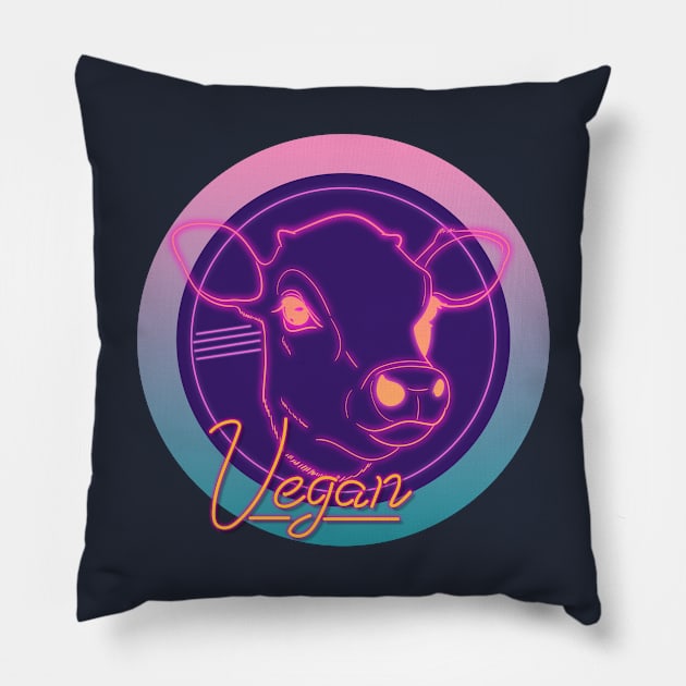 SynthCalf Pillow by BubblegumGoat