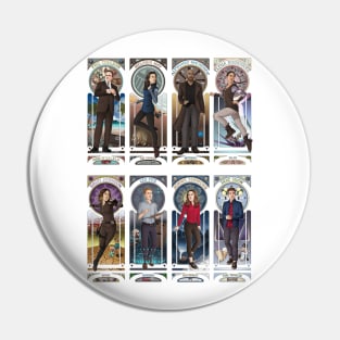 Art Nouveau - Agents of SHIELD Full Team Pin