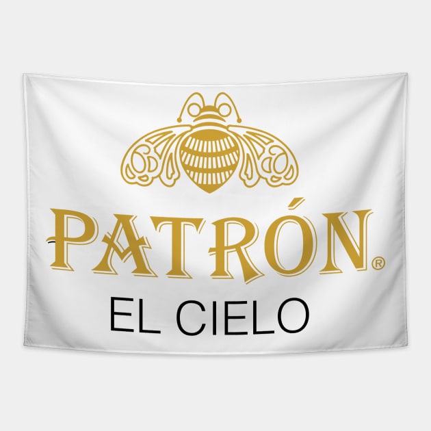 Patron El Cielo best Mexican Tequila Tapestry by Estudio3e