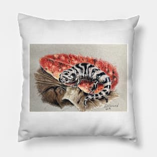 Marbled Salamander Pillow
