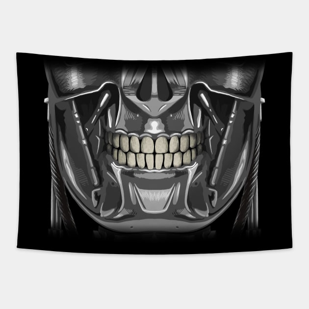 Metal Endoskeleton Tapestry by DCLawrenceUK