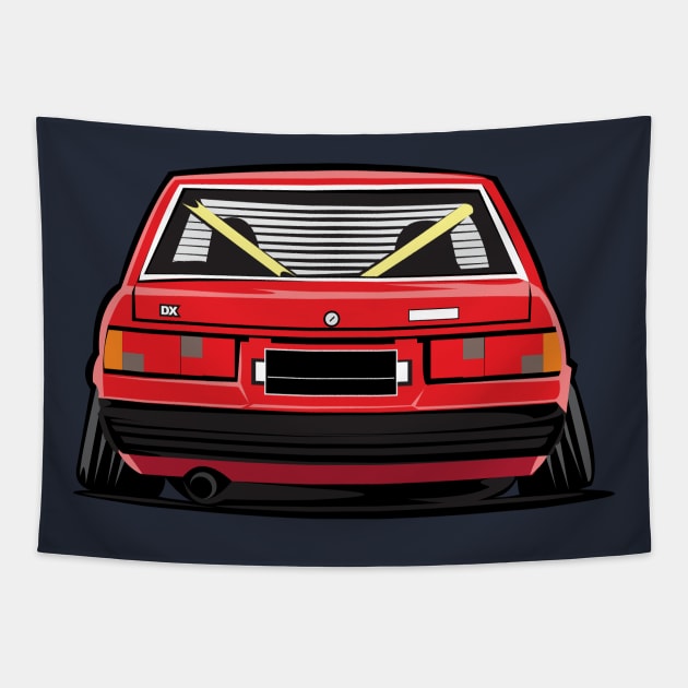 Toyota Corolla DX Stance Tapestry by AdriaStore1