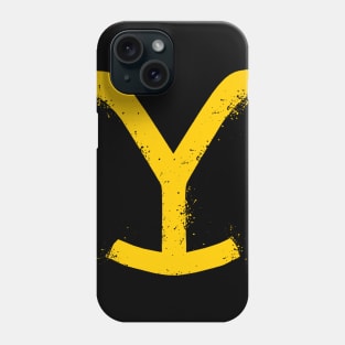 yellow crack Phone Case