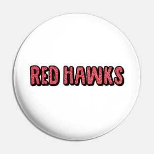 Montclair State Red Hawks glitter lettering Pin