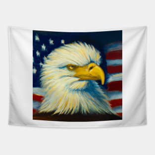 American Flag and Bald Eagle 5 Tapestry