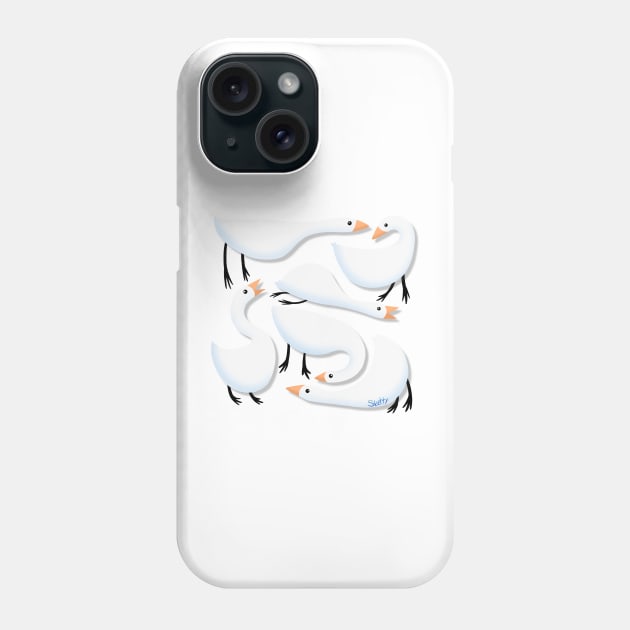 Many Gooses Phone Case by jastinamor