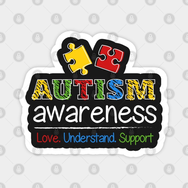 Autism Love Understand Support Magnet by specaut