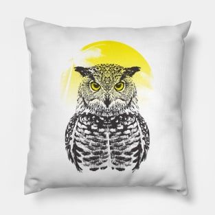 New moon owl Pillow