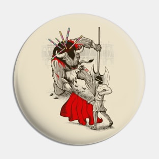 Theseus the Matador Pin