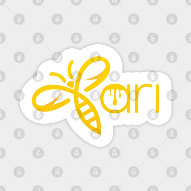 Ari the Bee (Yellow) Magnet by Spaksu