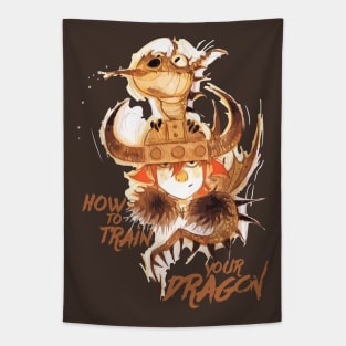 How to train your MESSY dragon Tapestry